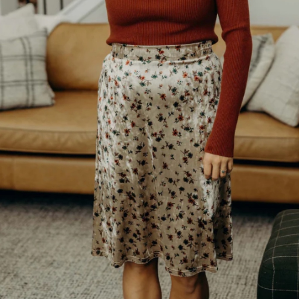 Irish Twine A-Line Skirt
